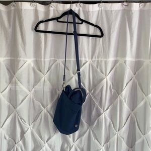 Dark blue Lululemon purse